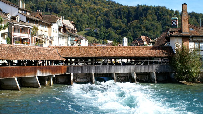 La ville de Thoune en Suisse