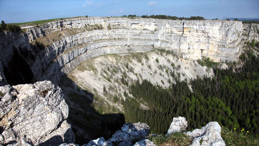 Le Creux du Van en Suisse