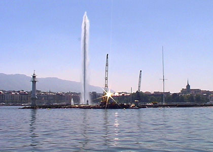 Le jet d'eau de Genève