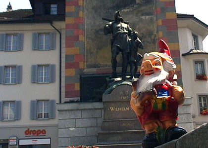 Statue de Guillaume Tell à Altdorf
