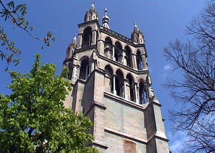 Cathédrale de Lausanne en Suisse