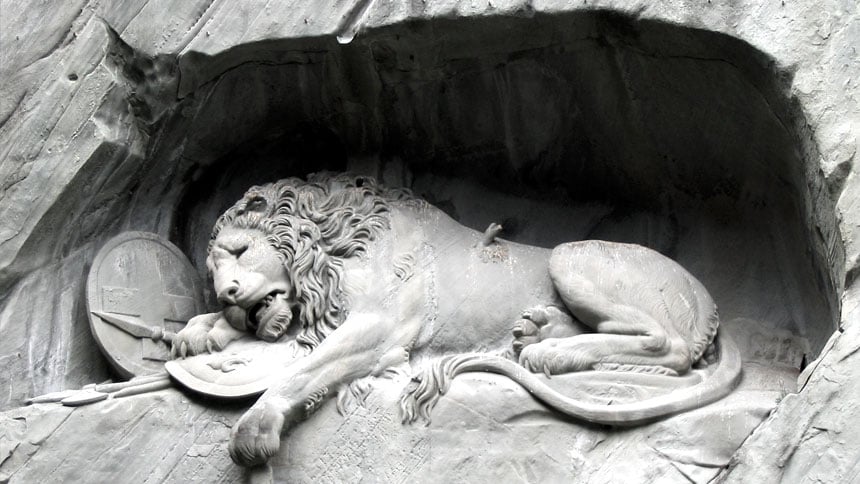Le Lion de Lucerne (Löwendenkmal)