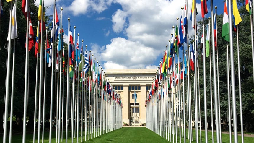 Palais des Nations Unies à Genève