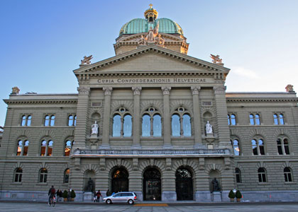 Le Palais Fédéral à Berne