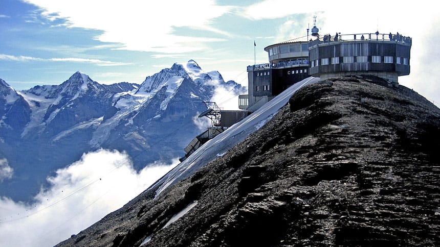 Restaurant tournant Piz Gloria au Schilthorn