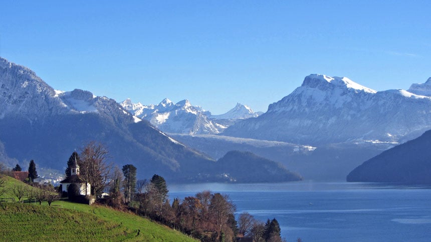 Weggis (Lucerne) en Suisse