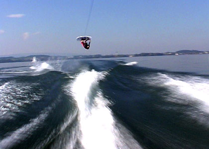 Wakeboard sur le lac de Zoug