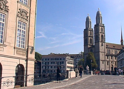 La ville de Zürich en Suisse